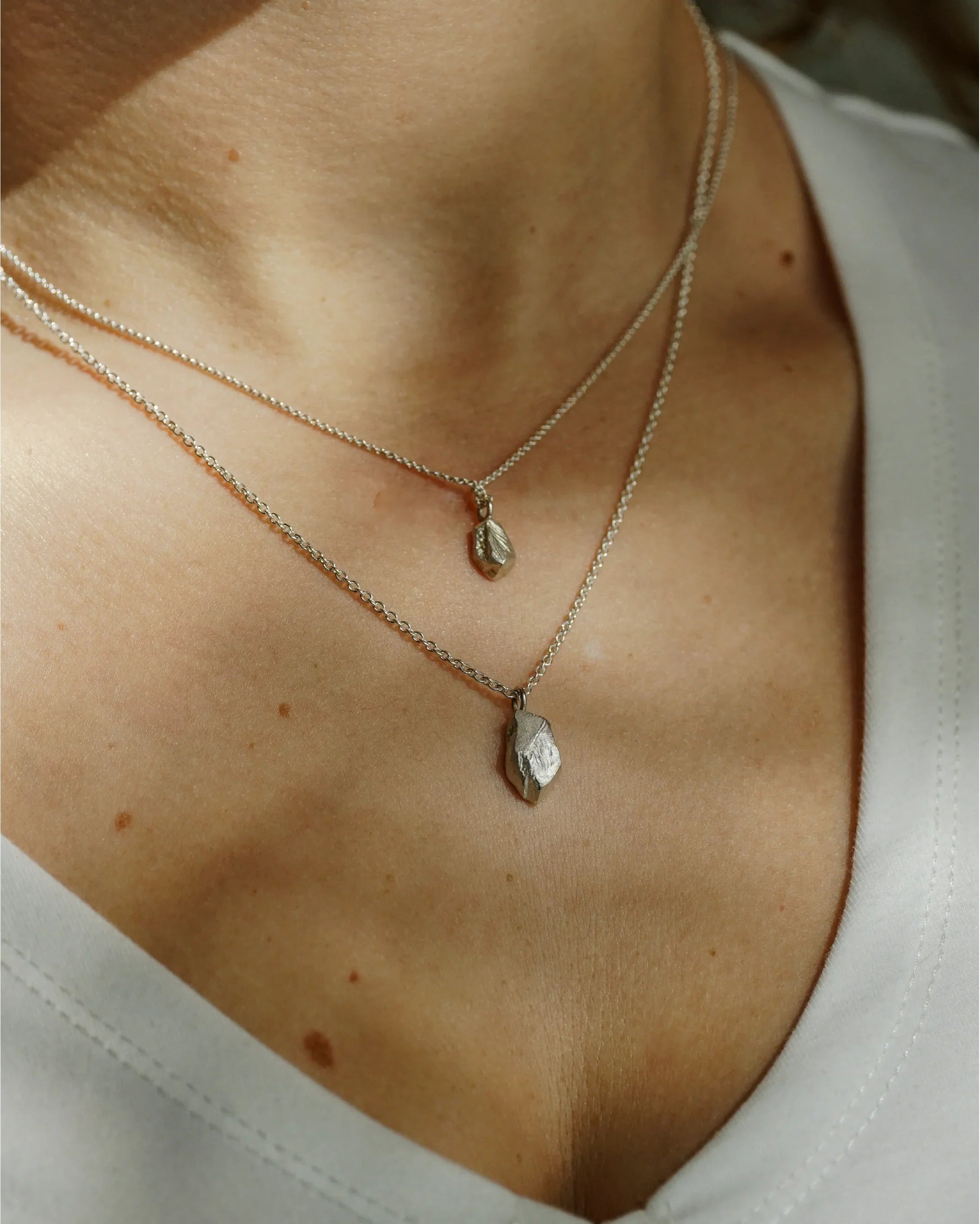 NUGGET FINE Weißgold 750