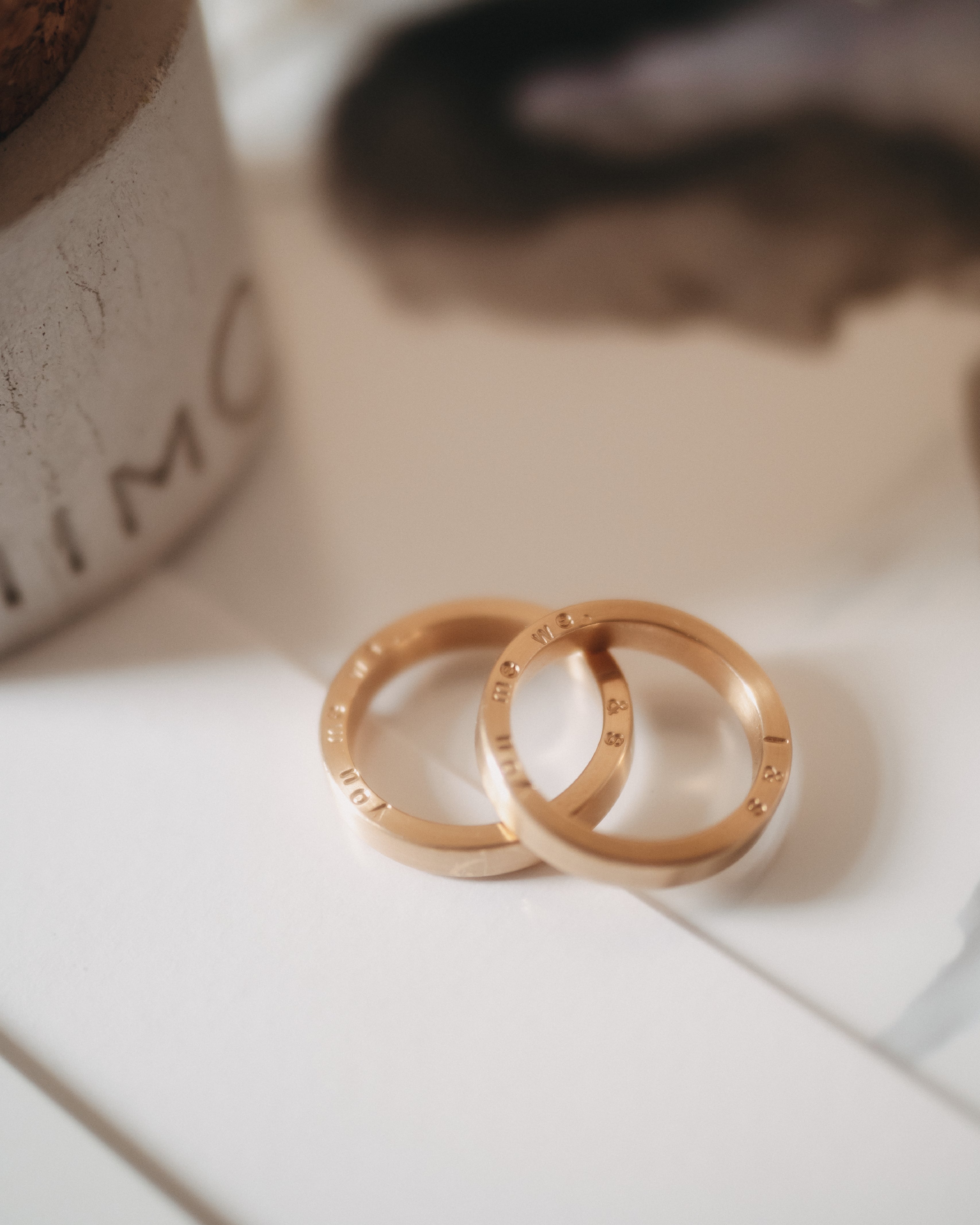 MIMOS Trauringpaar - Gelbgold 585