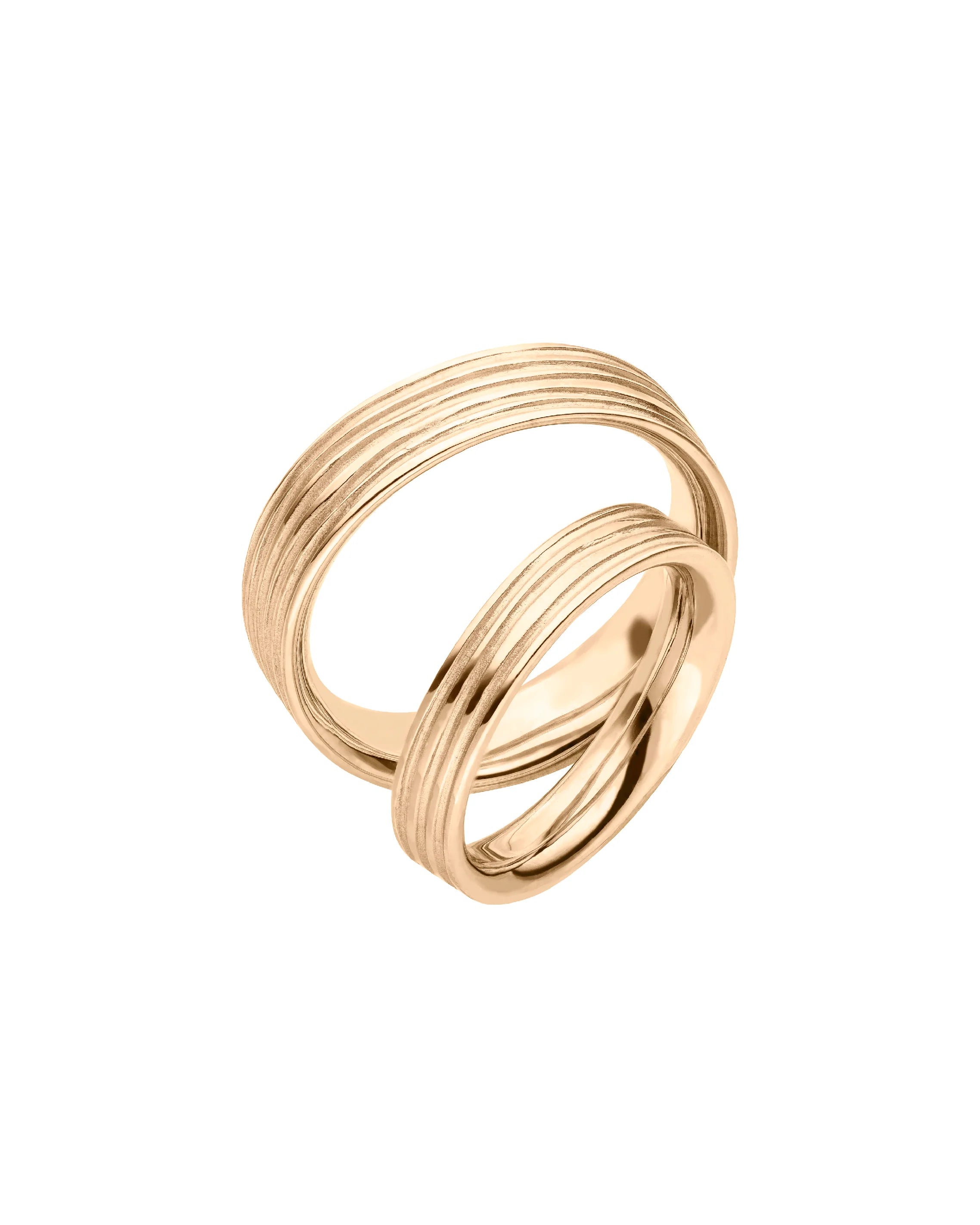 LÍNEA - Eheringe Rosegold - Rosegold 585