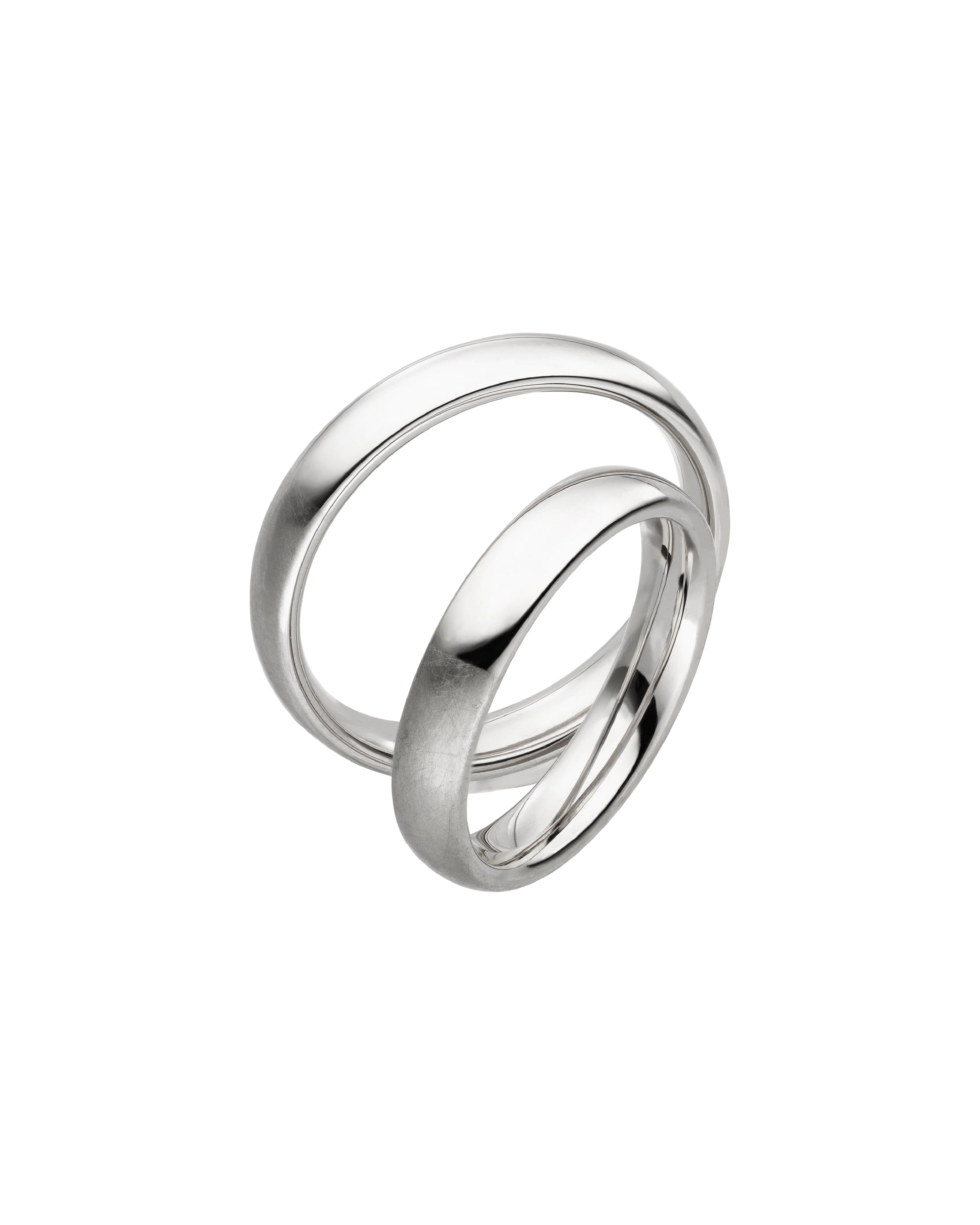 OVAL 5.0 - Eheringe Weißgold - Weißgold 585