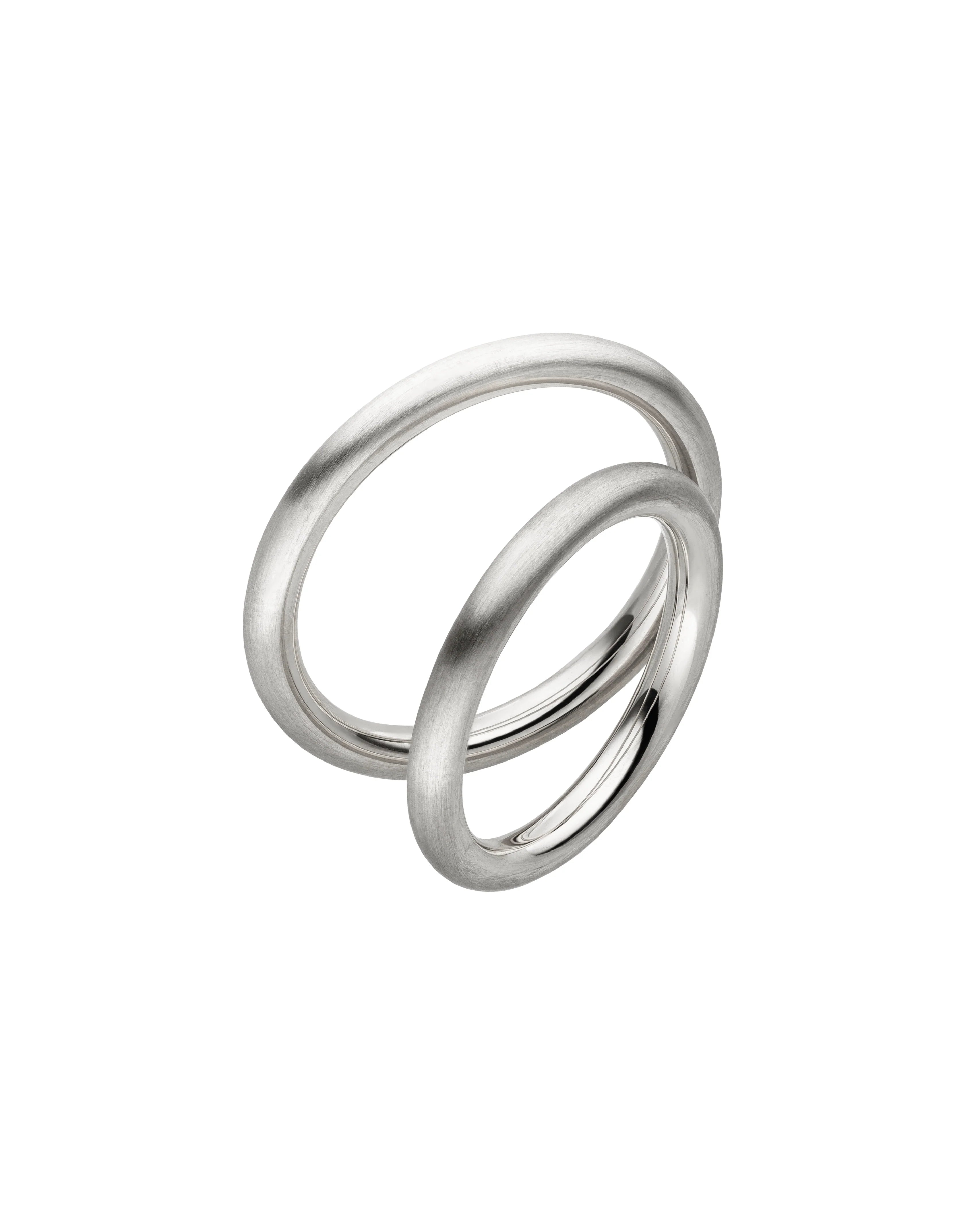 ROUND 2.5 - Eheringe Weißgold - Weißgold 585