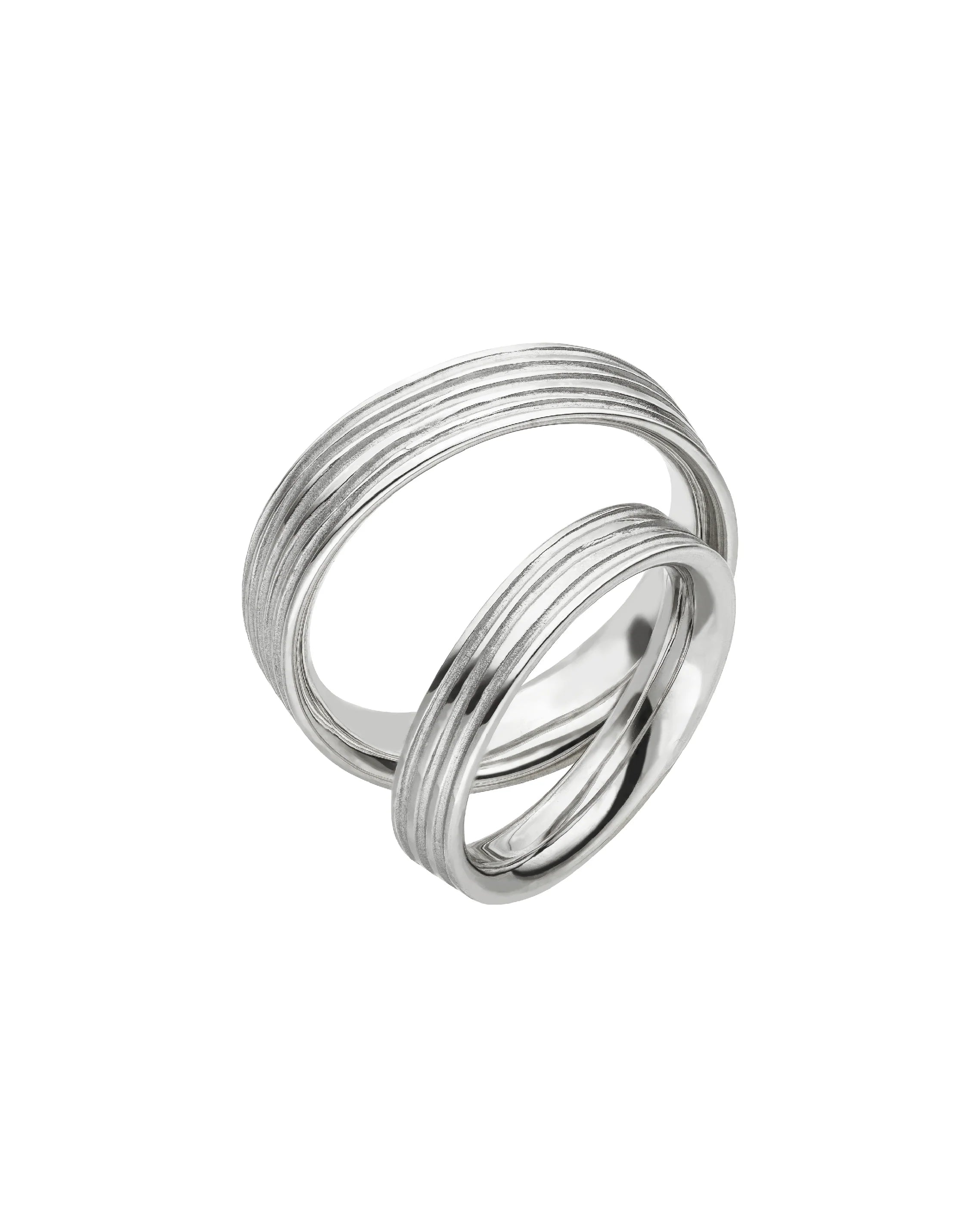 LÍNEA Ring Weißgold 750