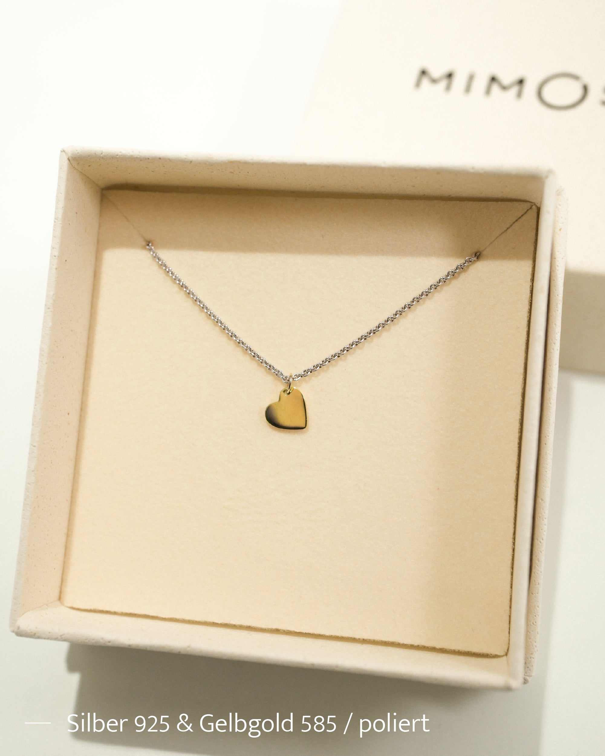 MAMA LOVE Kette - Silber 925 & Gelbgold 585