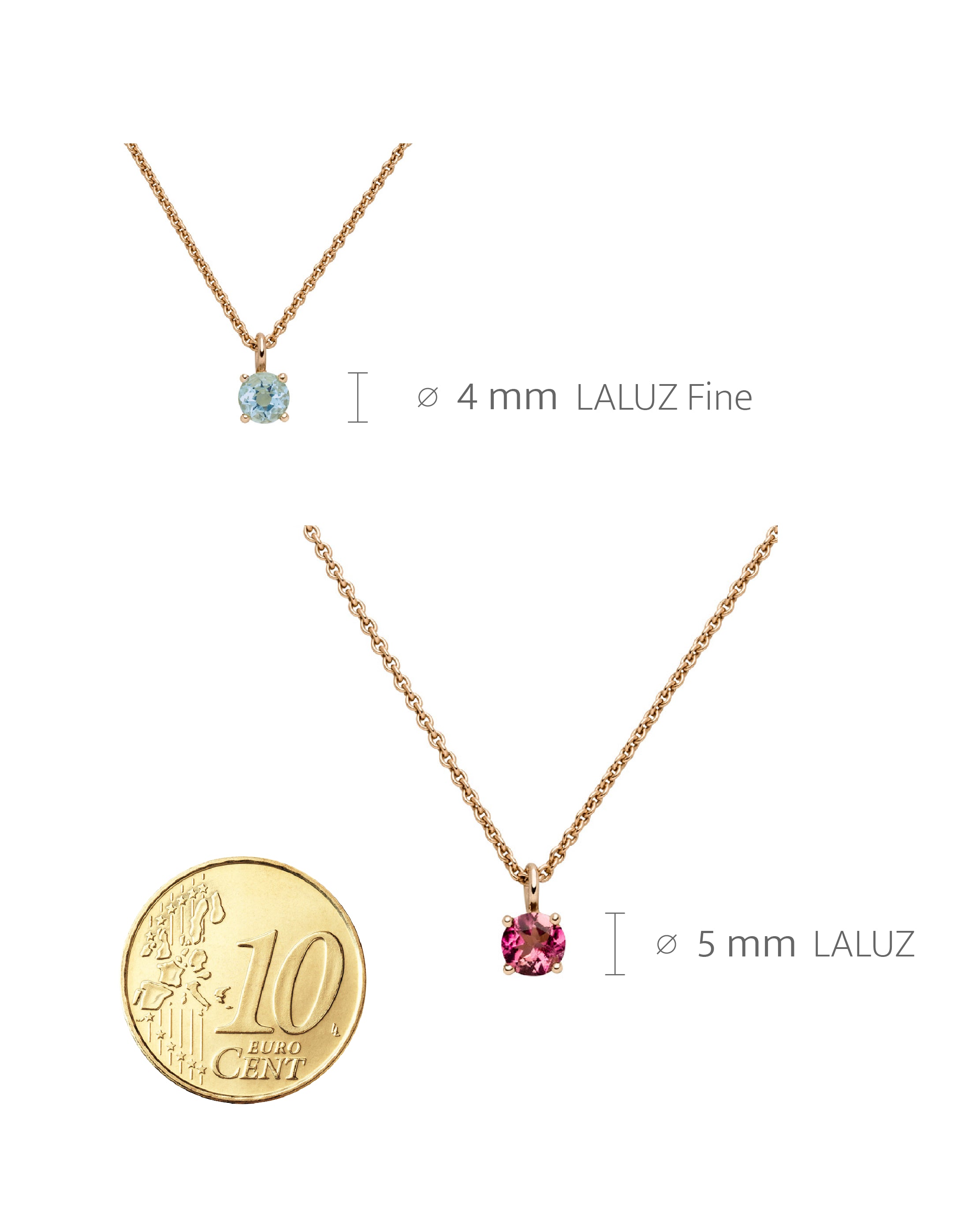 LALUZ FINE - Roségold Kette - Roségold 585