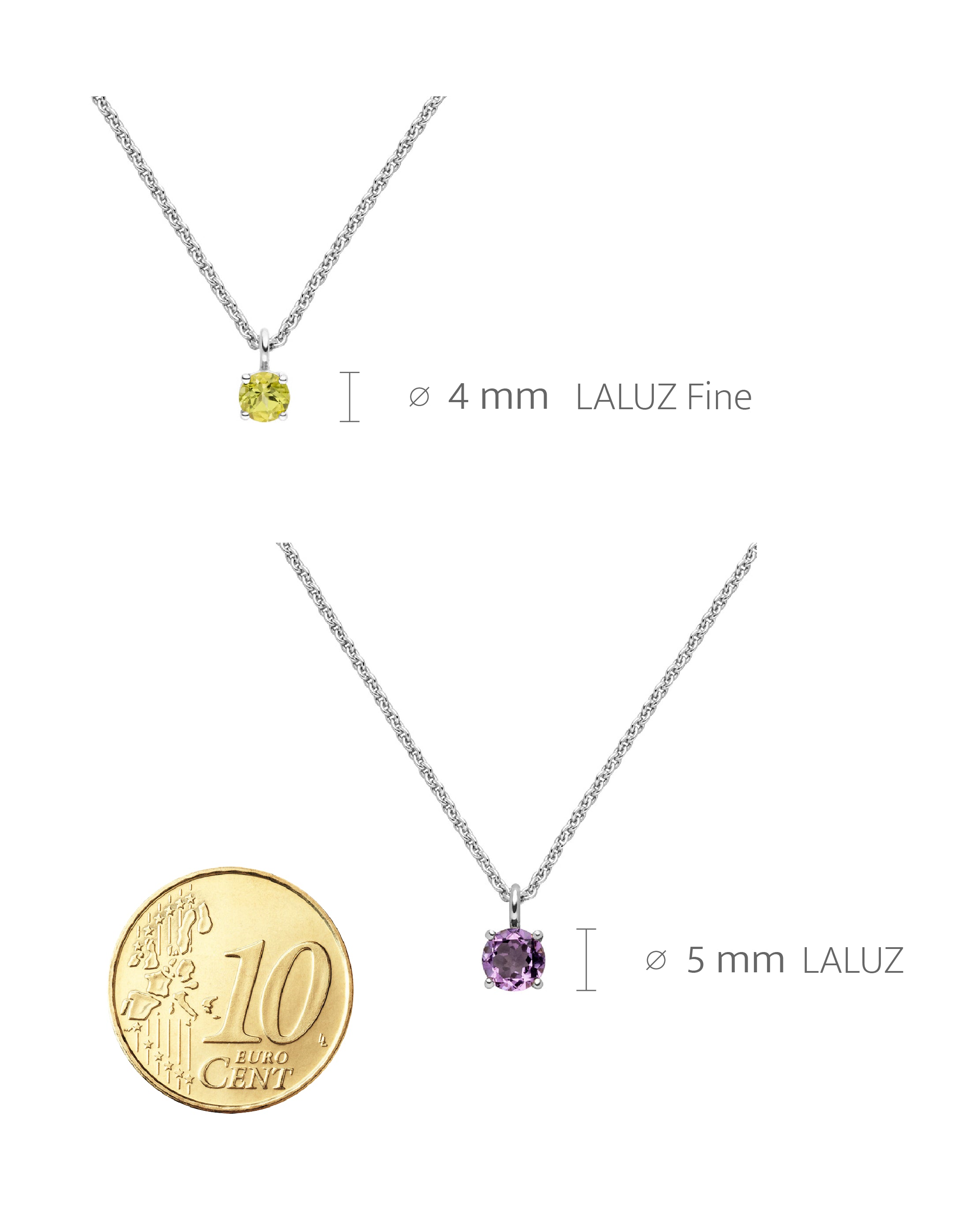 LALUZ FINE - Weißgold Kette - Weißgold 585