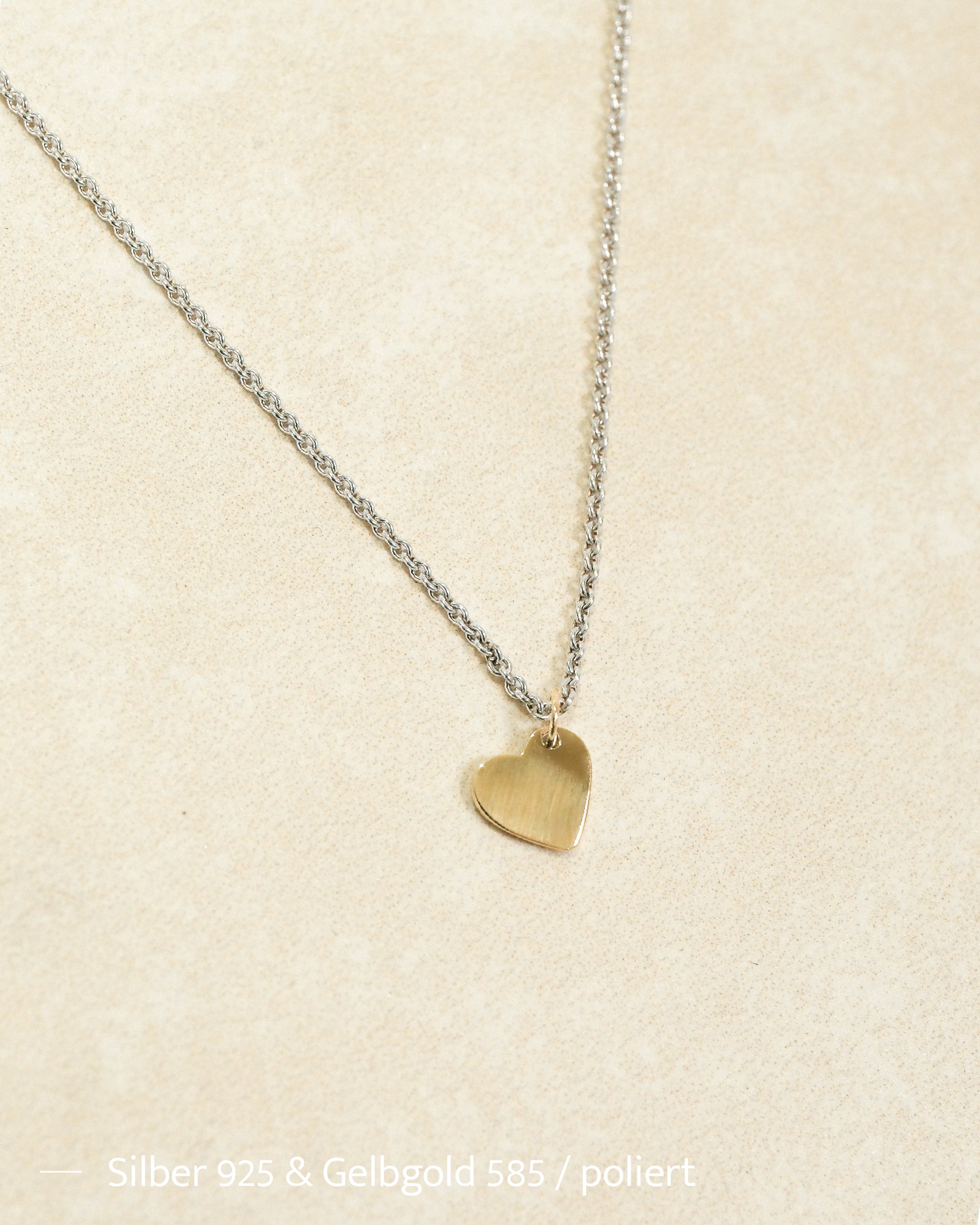 MAMA LOVE Kette - Silber 925 & Gelbgold 585