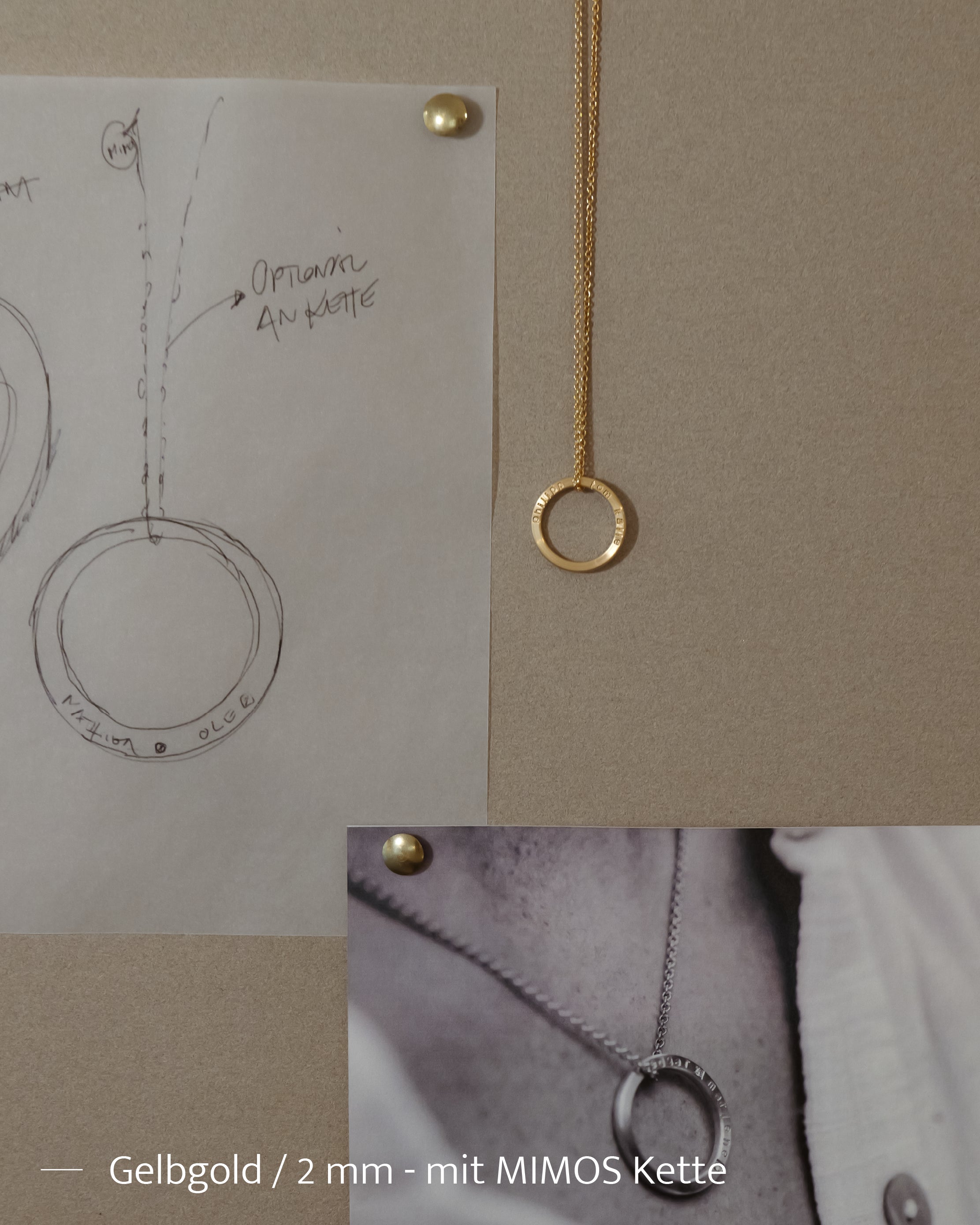 MIMOS Ring - Gelbgold 585