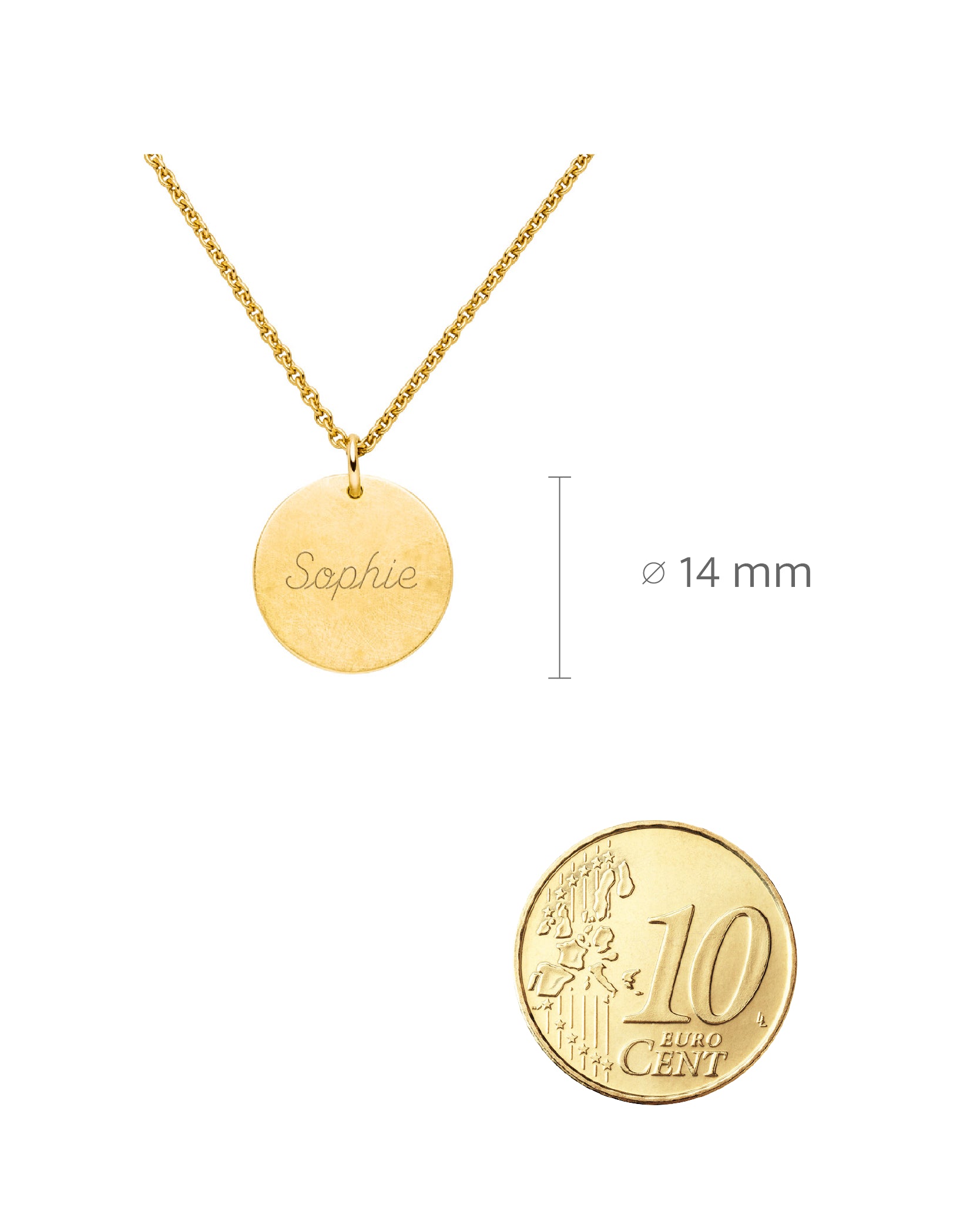 REDONDA - mit Punzierung - Gelbgold 585