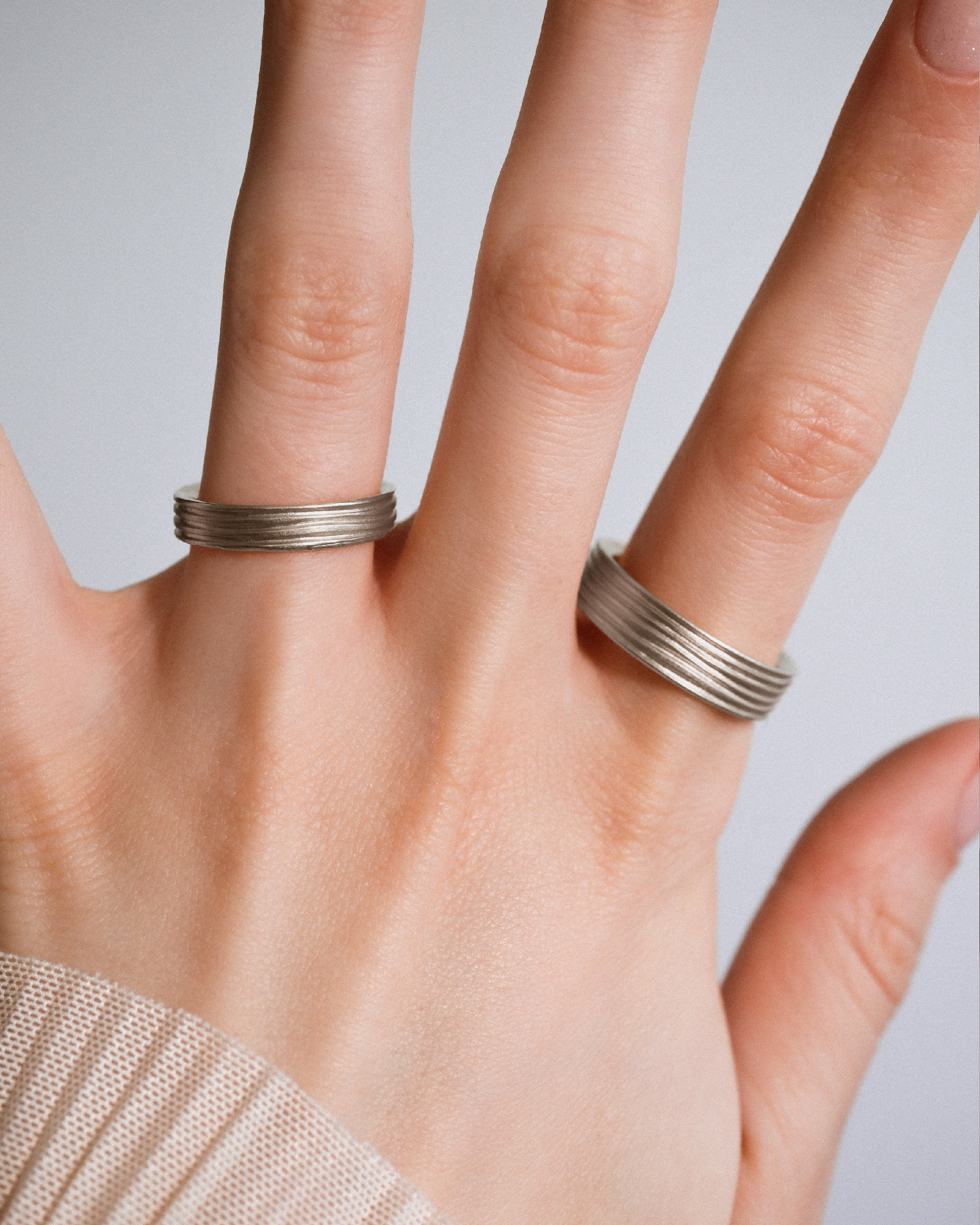 LÍNEA Ring Weißgold 750