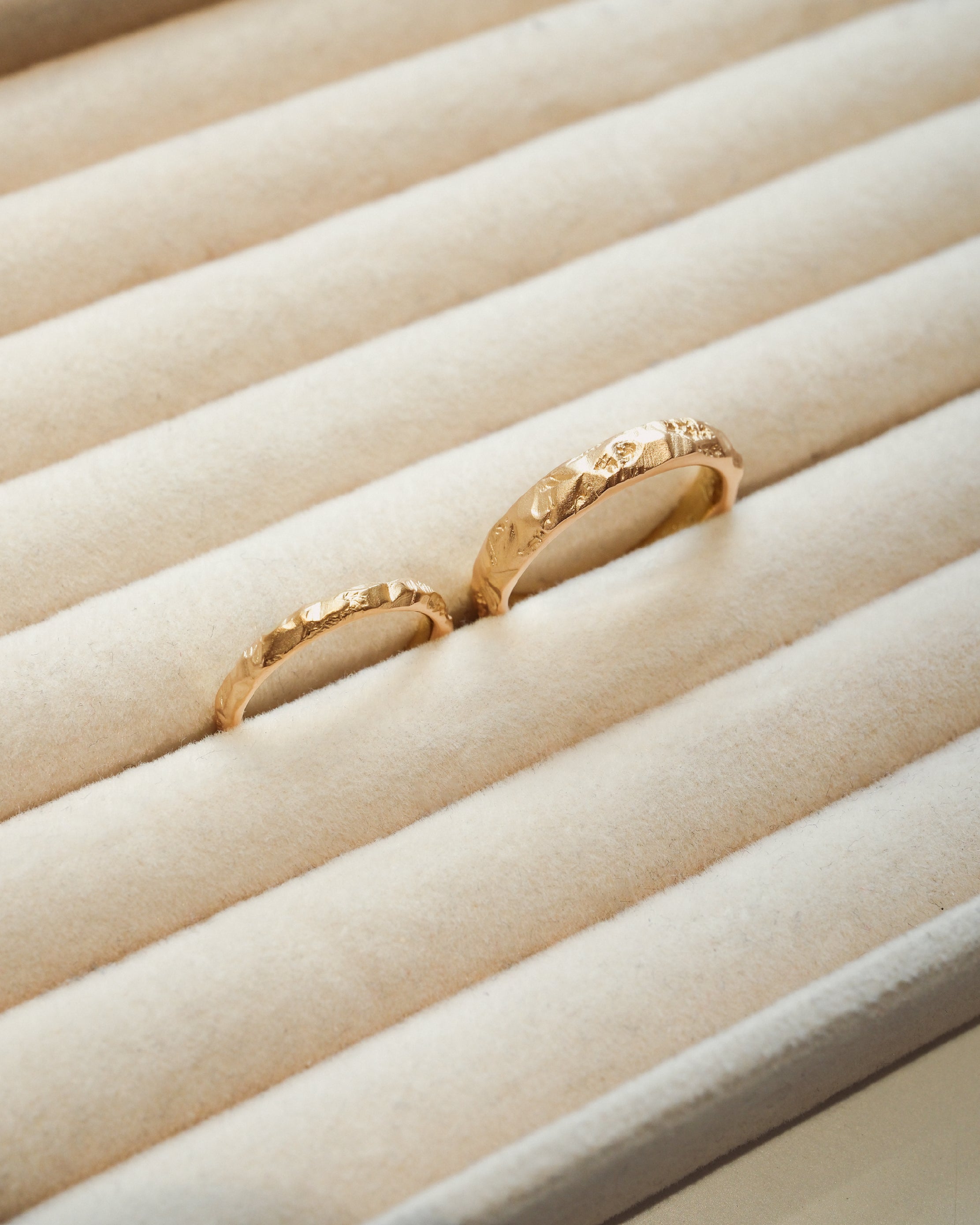 STONE - Eheringe Rosegold - Rosegold 585