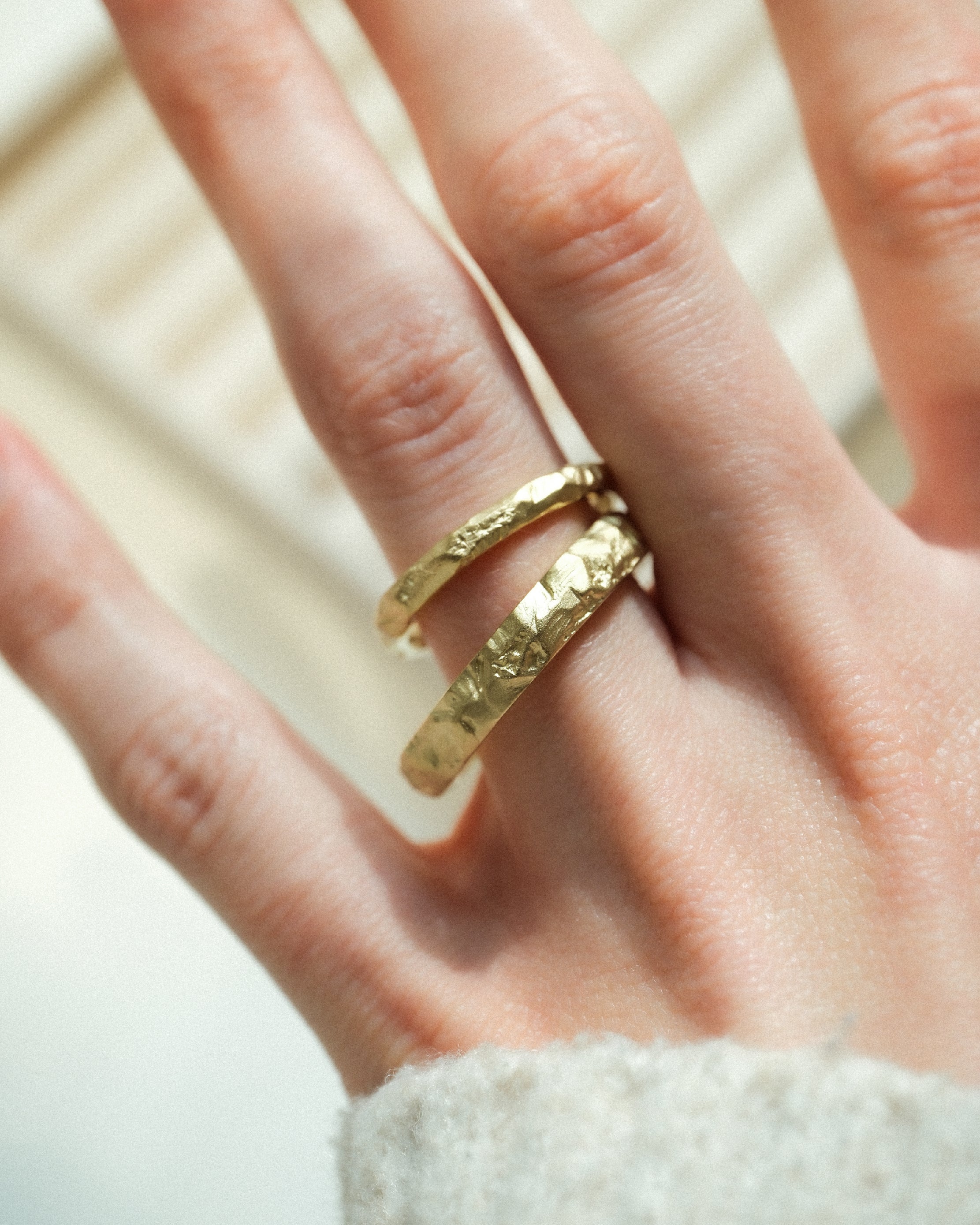 STONE - Eheringe Gold - Gelbgold 585