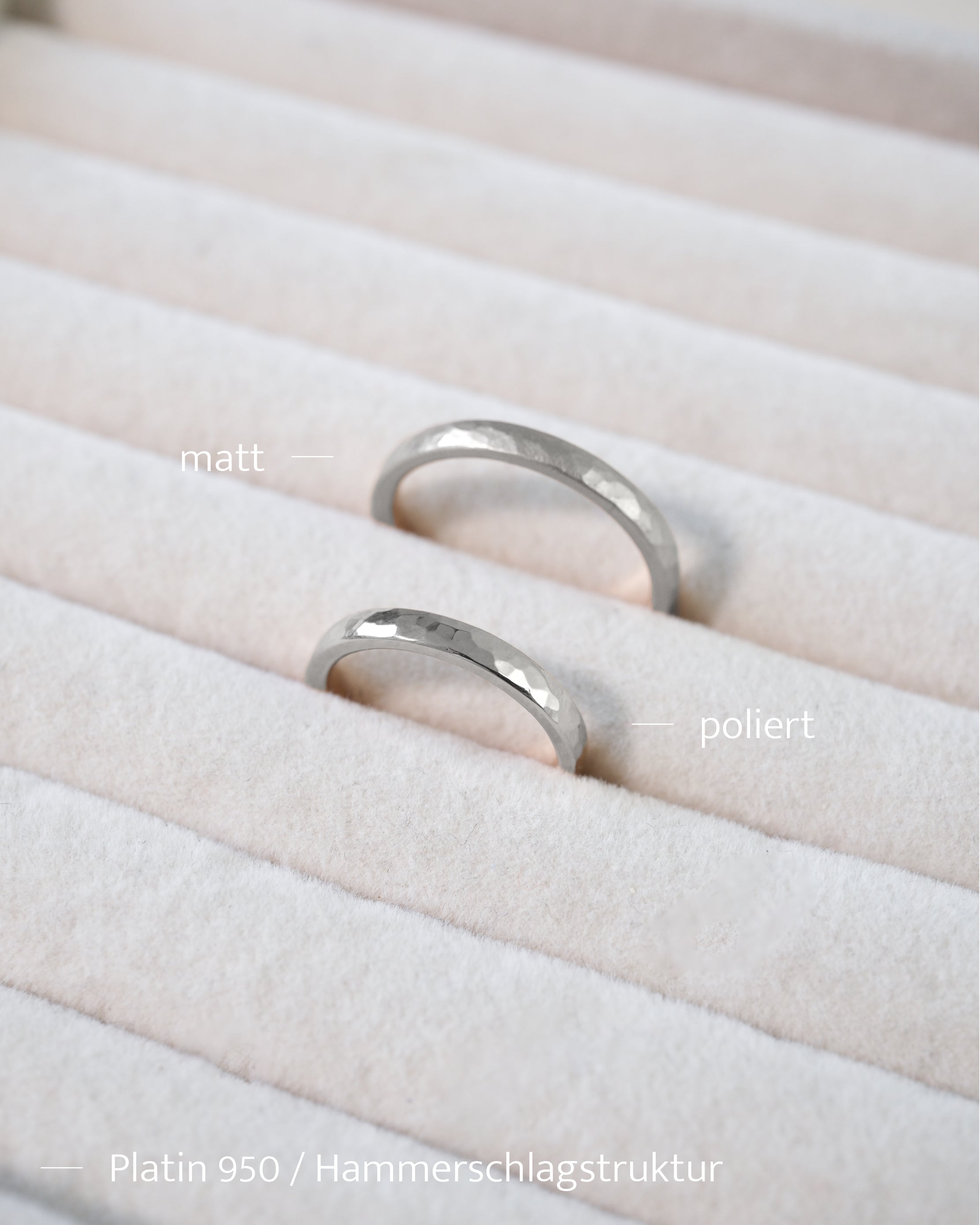 OVAL 3.0 Trauring Platin 950