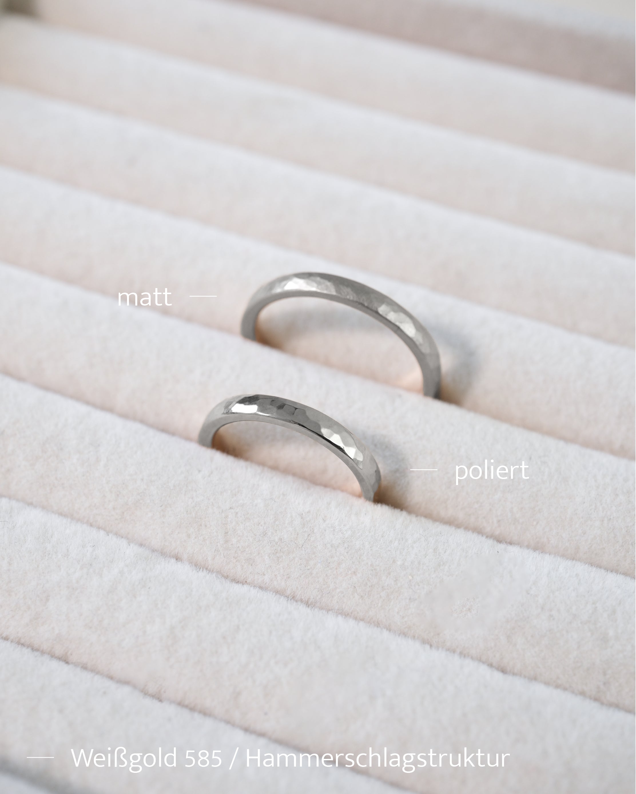 OVAL 3.0 - Eheringe Weißgold - Weißgold 585