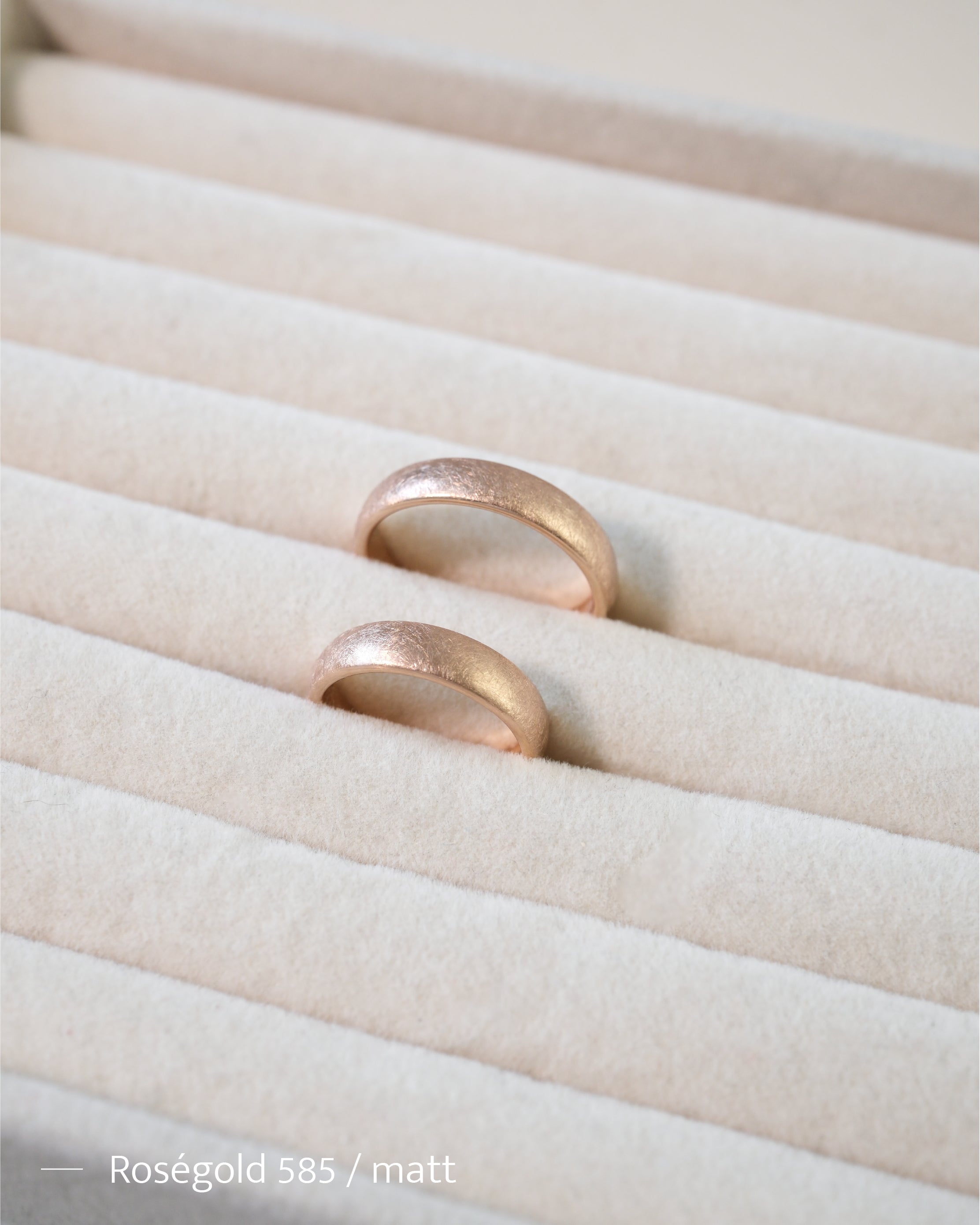 OVAL 5.0 Trauring Roségold 750