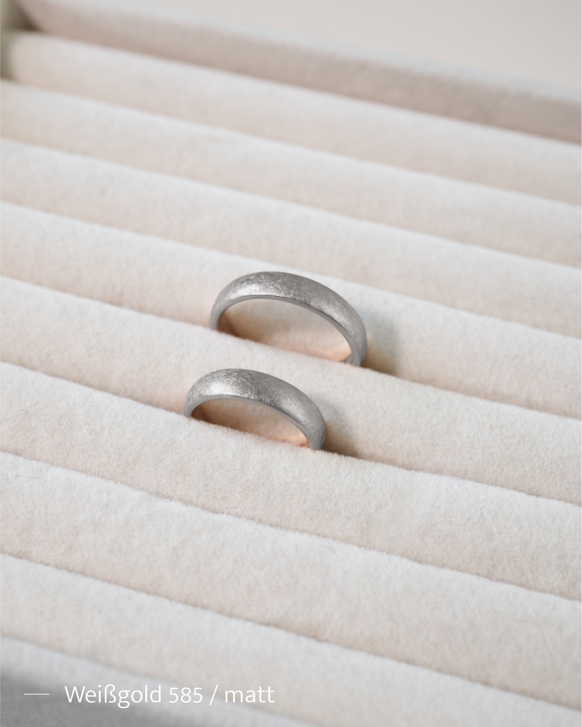 OVAL 5.0 - Eheringe Weißgold - Weißgold 585