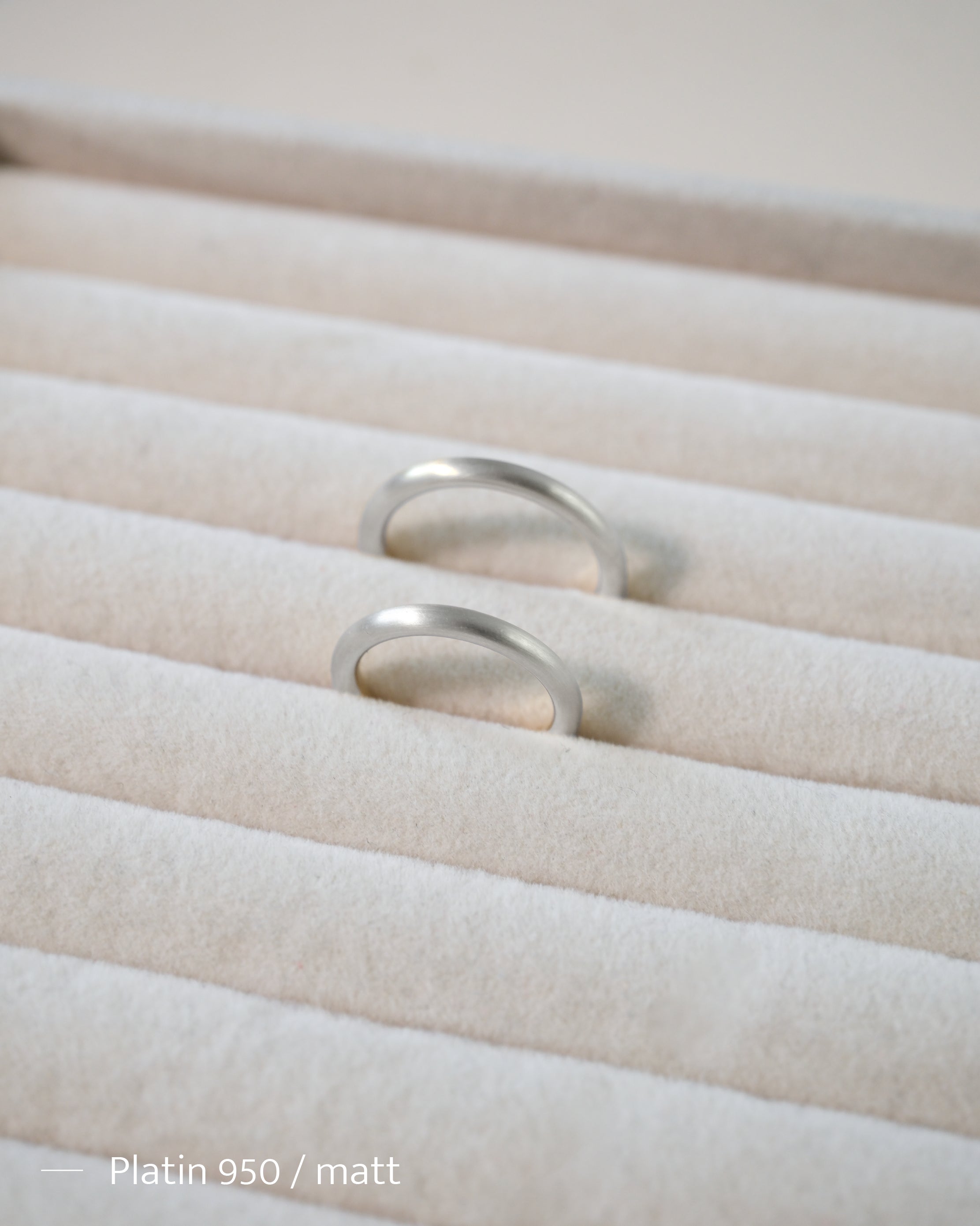 ROUND 2.5 - Eheringe Platin - Platin 950