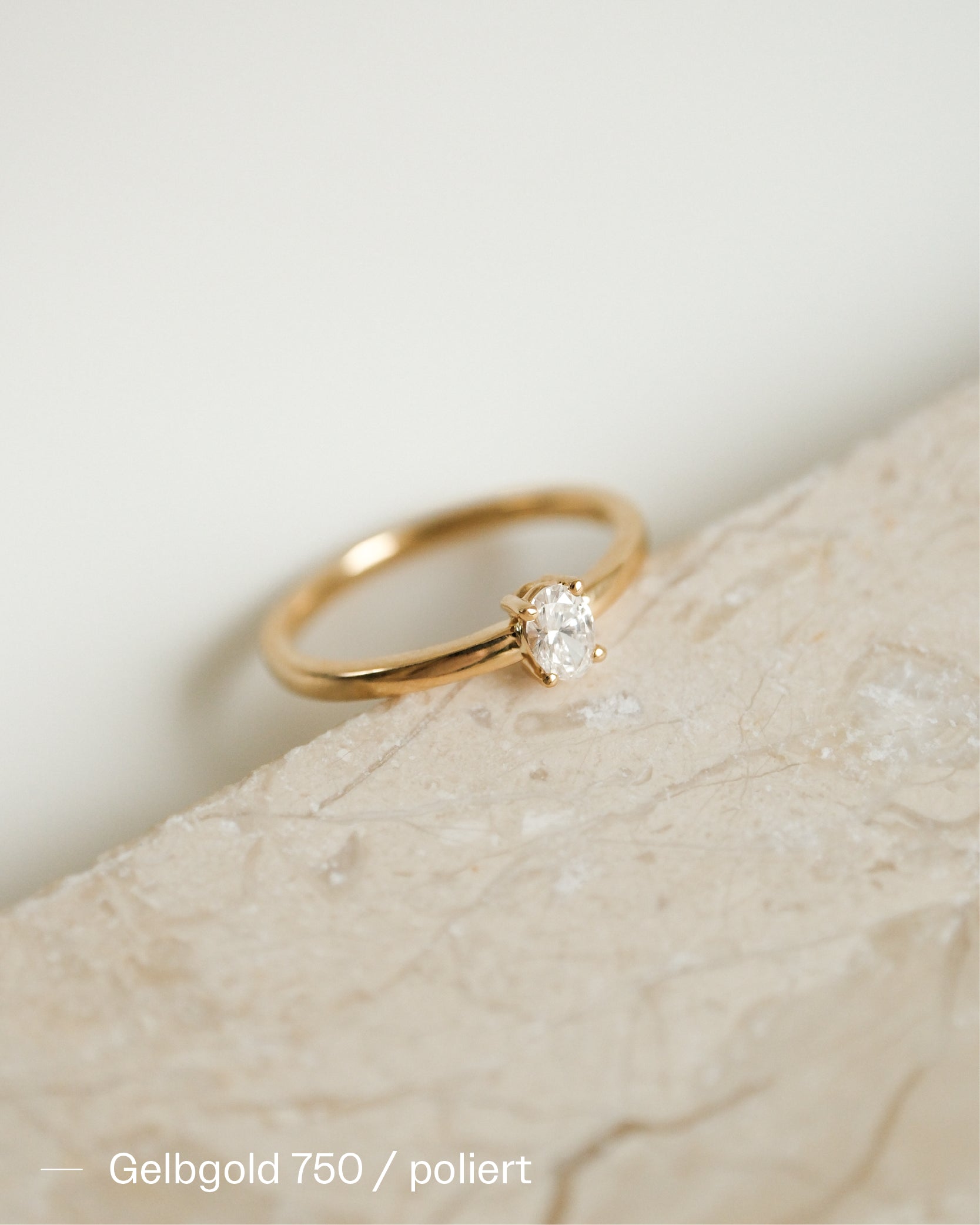 EVE - Verlobungsring Gold - Gelbgold 585