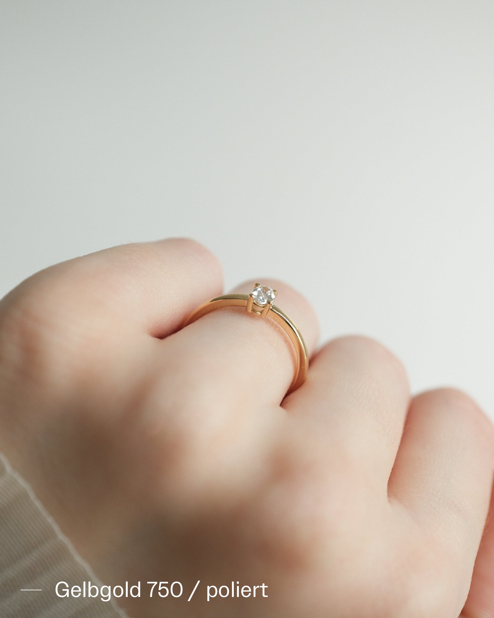 EVE - Verlobungsring Gold - Gelbgold 585