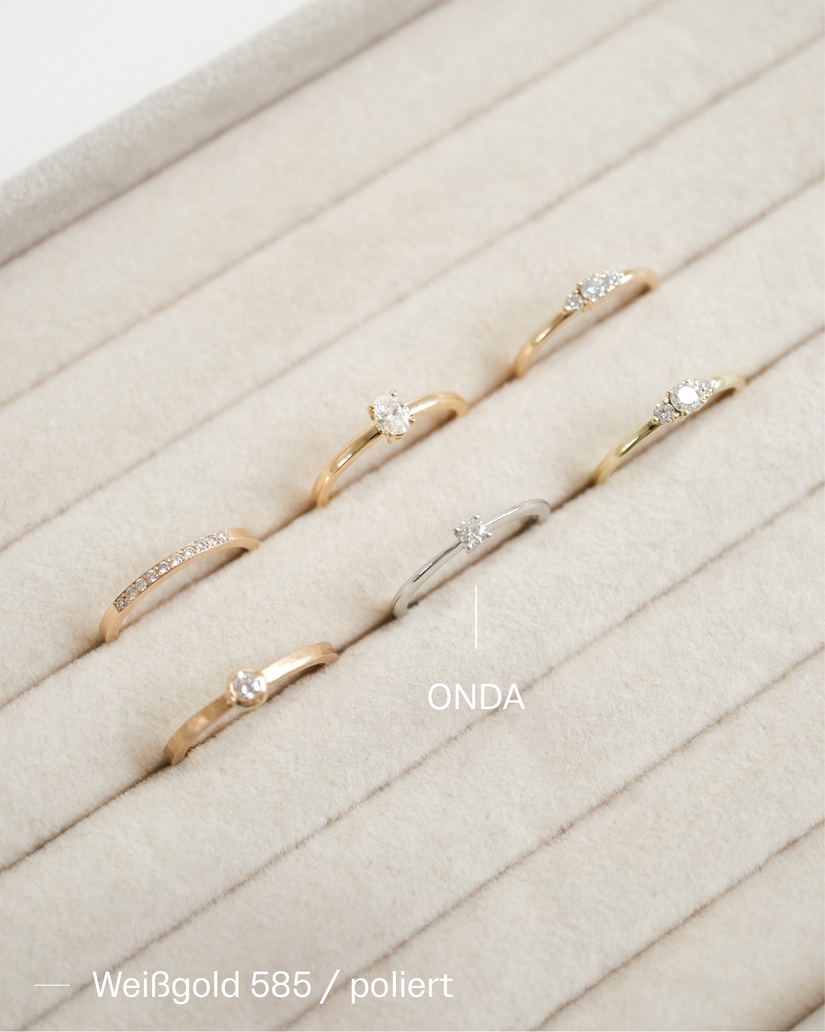 ONDA - Verlobungsring Gold - Gelbgold 585