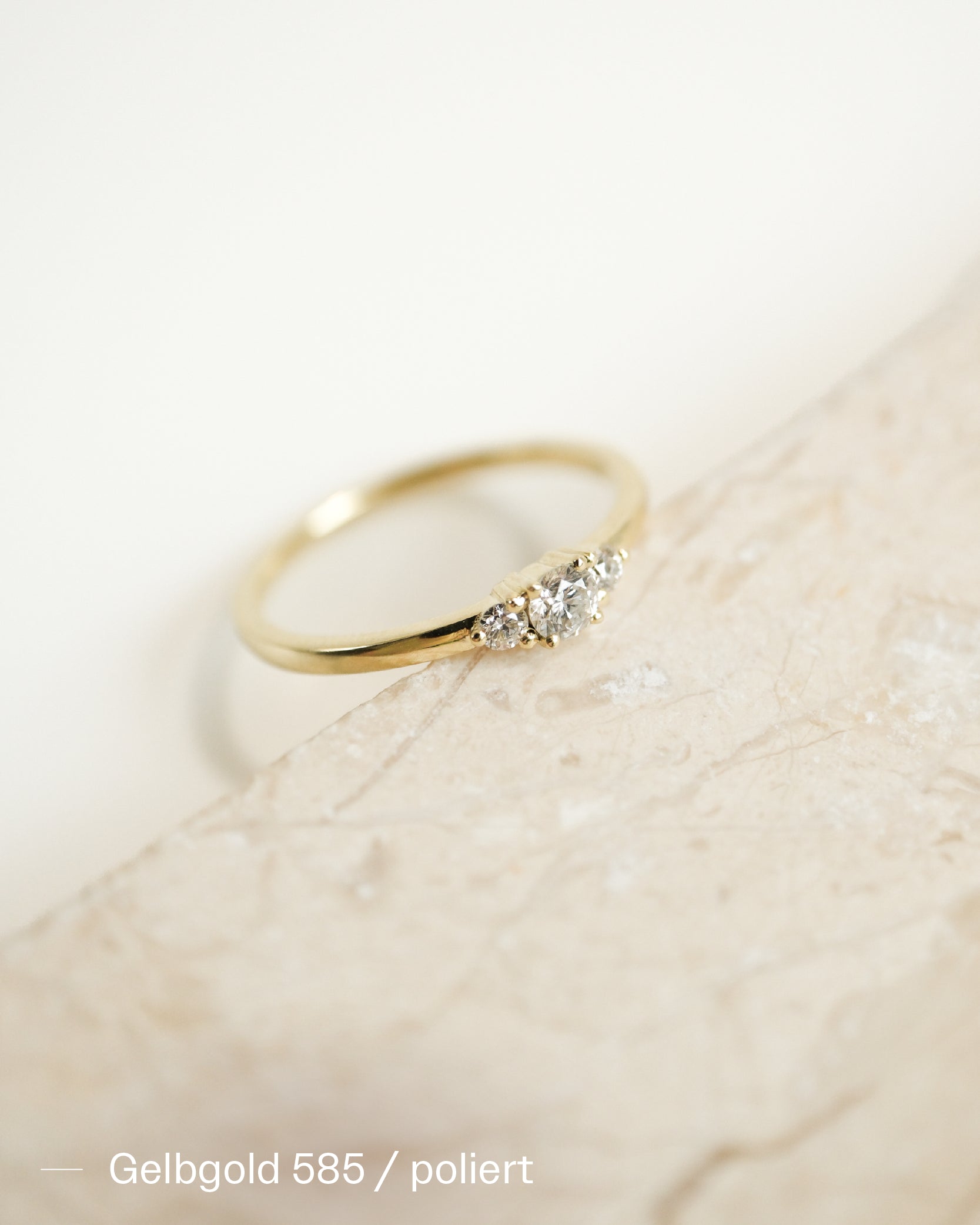 TERNA - Verlobungsring Gold - Gelbgold 585