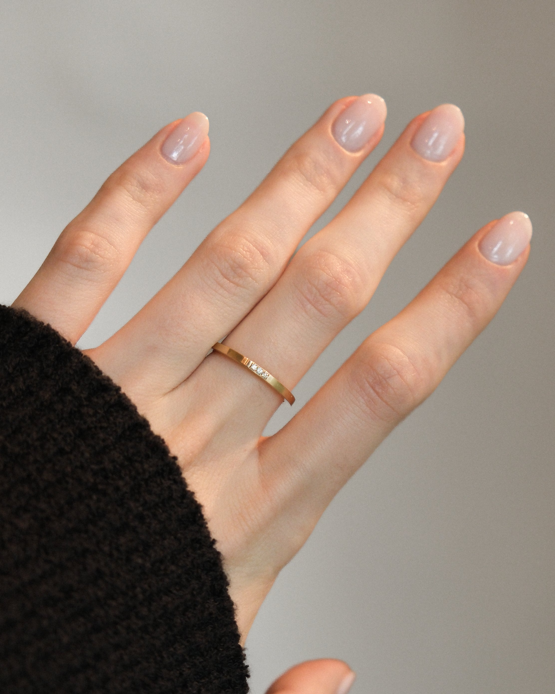 FINA SQUARE - Verlobungsring Rosegold - Ring Roségold 585