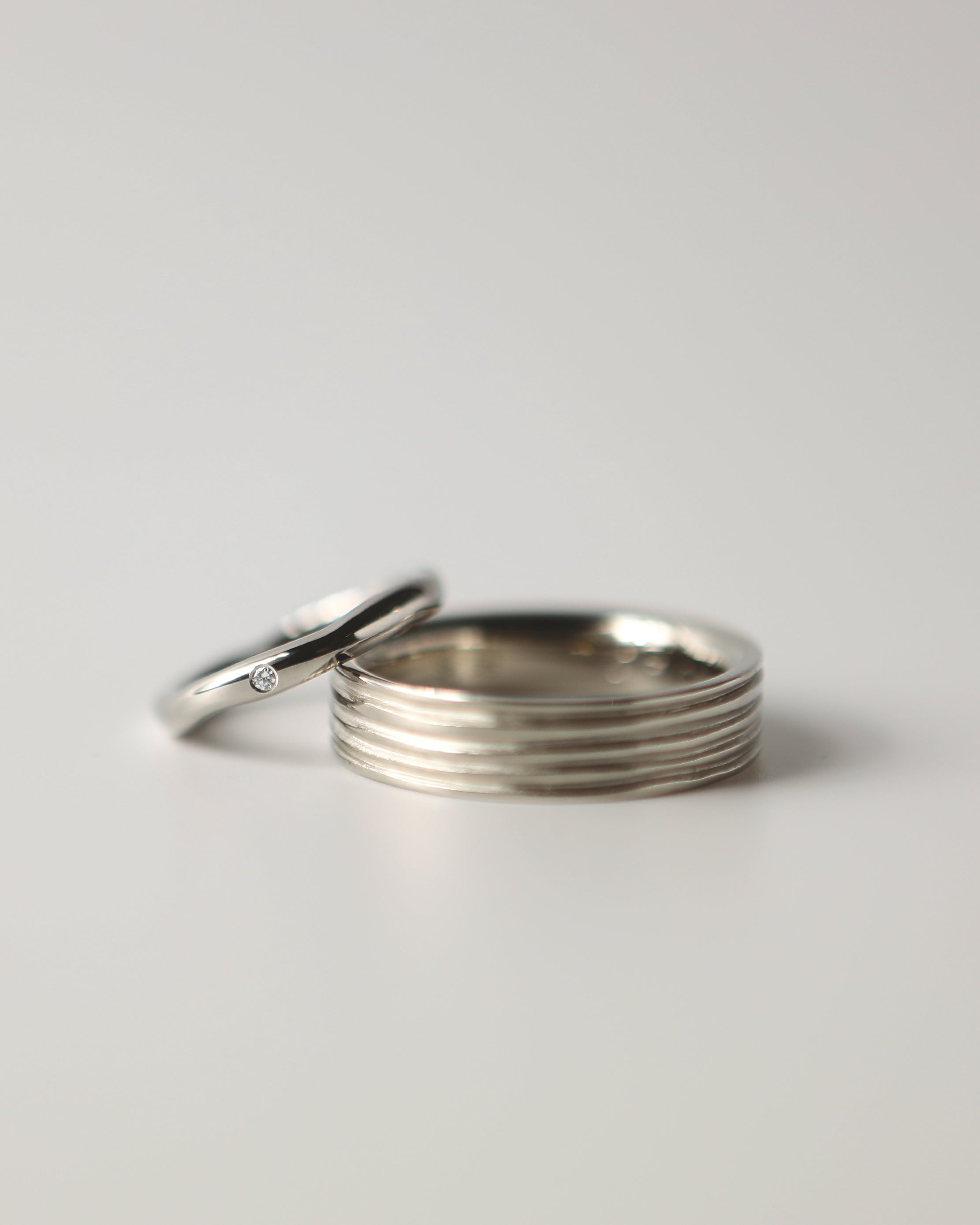 LÍNEA Ring Weißgold 750