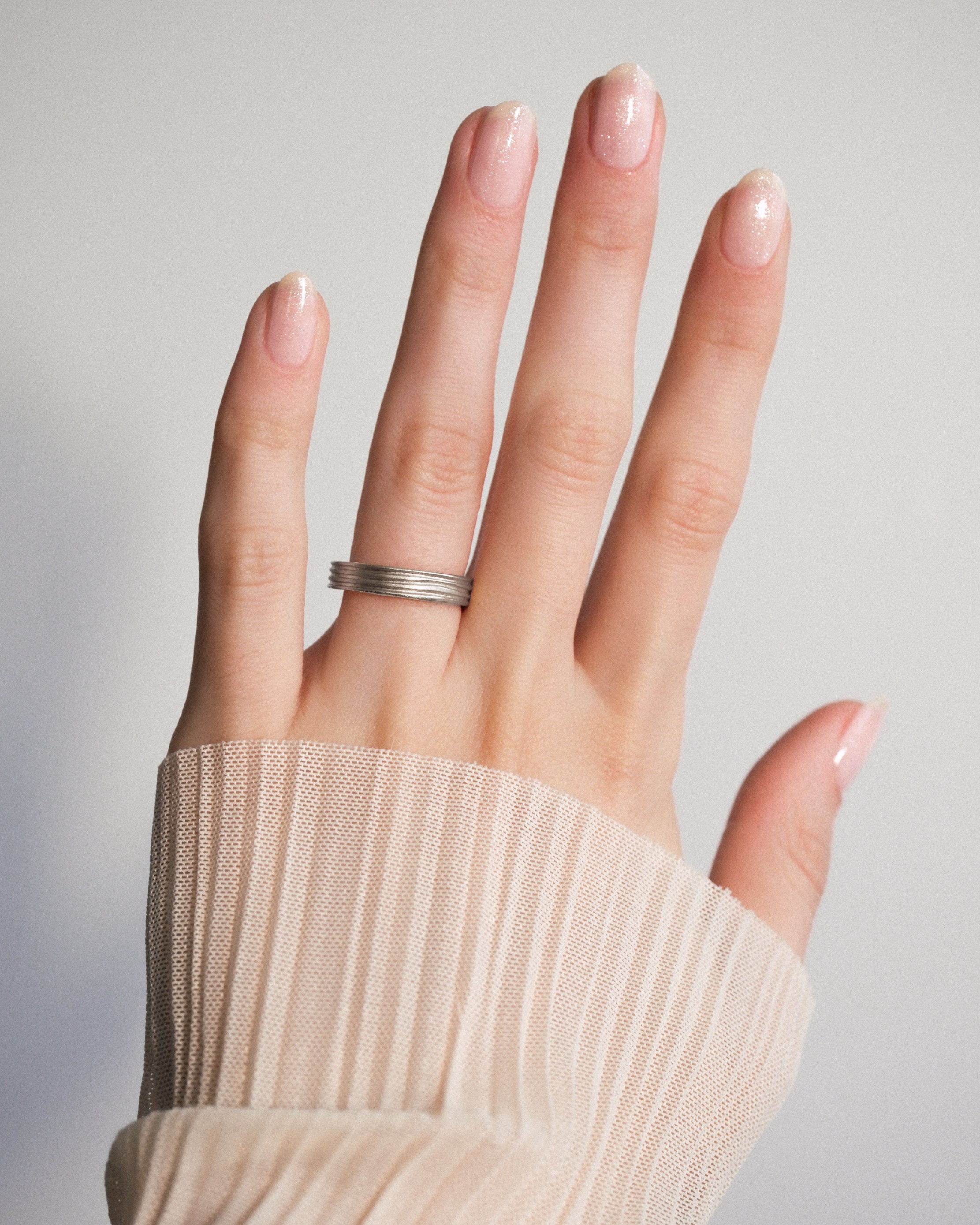 LÍNEA Ring Weißgold 750
