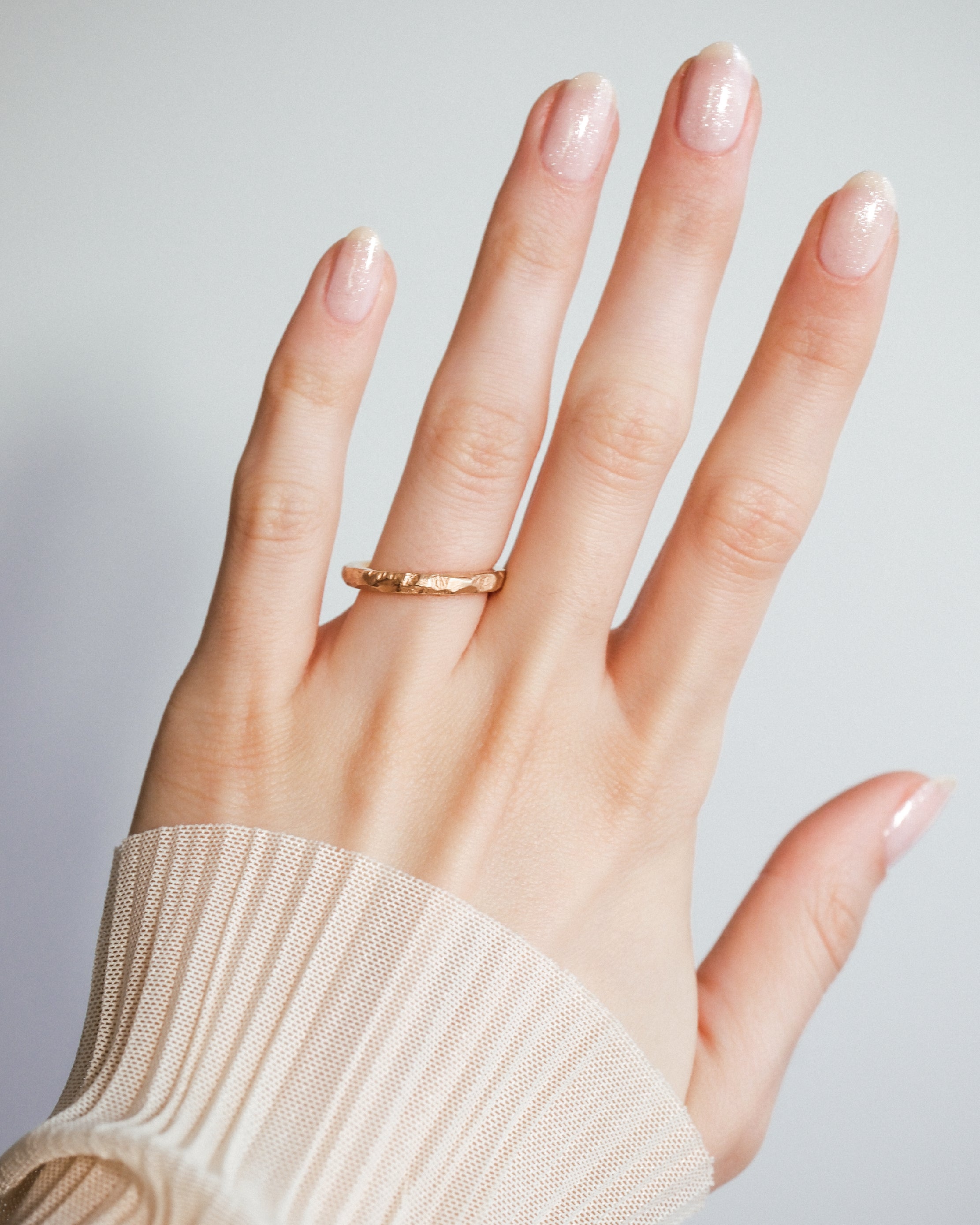 STONE - Eheringe Rosegold - Rosegold 585