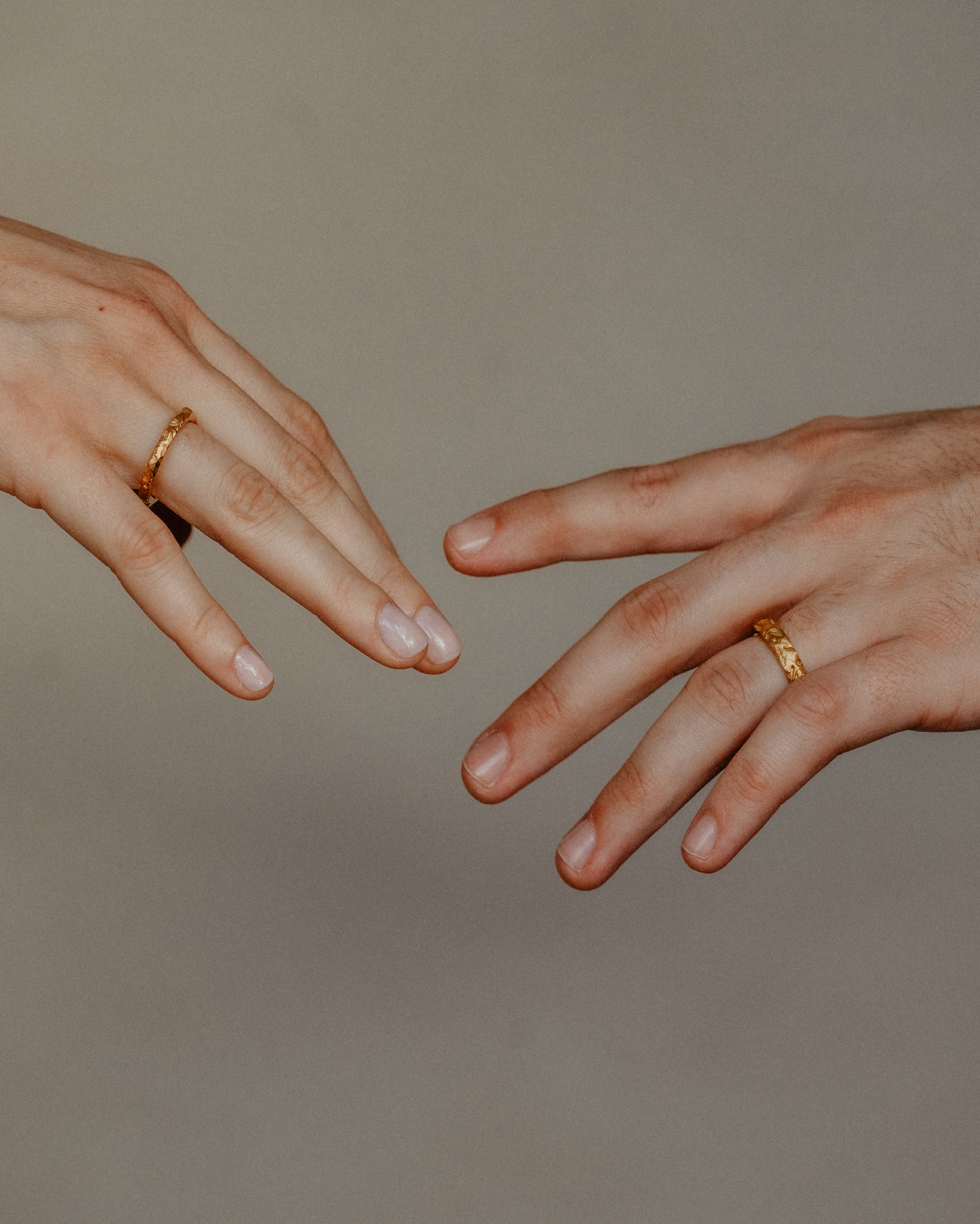 STONE - Eheringe Rosegold - Rosegold 585